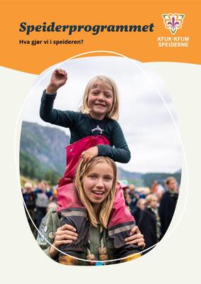 Forsiden på speiderprogram-heftet