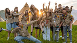 Internasjonal speidergruppe.