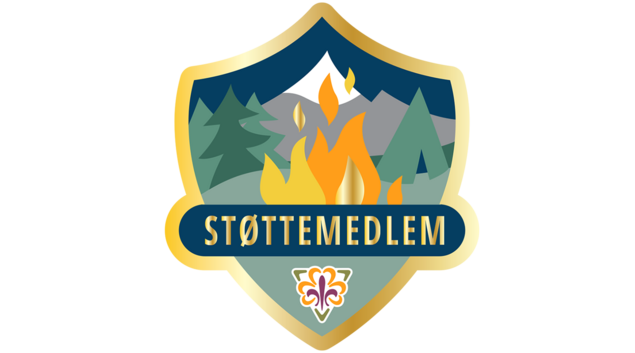 Bilde av støttemedlemmerket